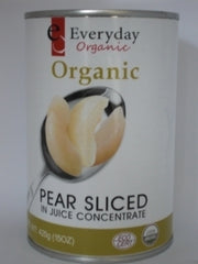Ecocert sliced peaches